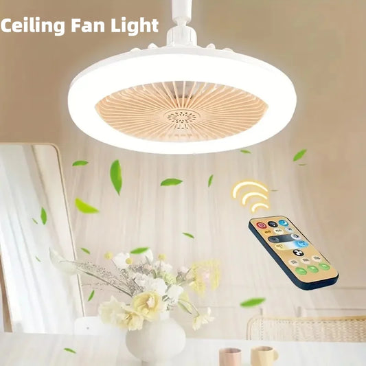 Modern Invisible Ceiling Fan with Lamp